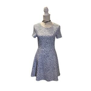 Divided H&M blue floral Dress size medium